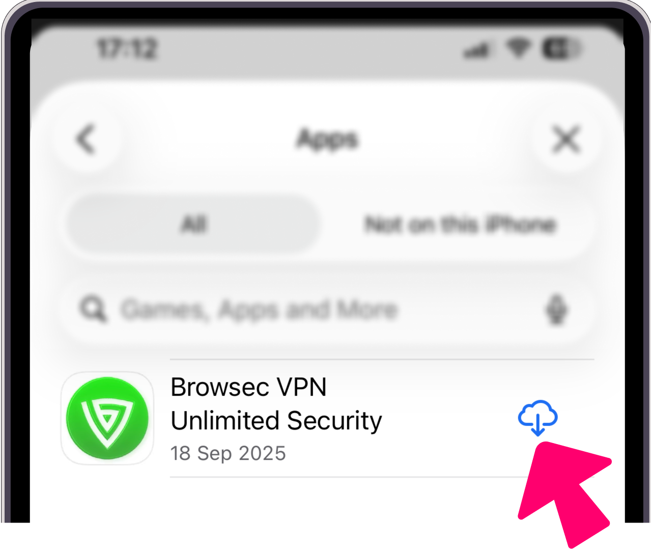 Browsec VPN in App Store